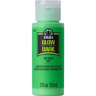 Folkart glow-in-the-dark 2874 green 59 ml