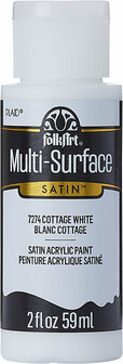 Folkart multi-surface acrylverf 7274 cottage white 59 ml