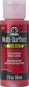 Folkart multi-surface acrylverf 7270 lipstick red 59 ml