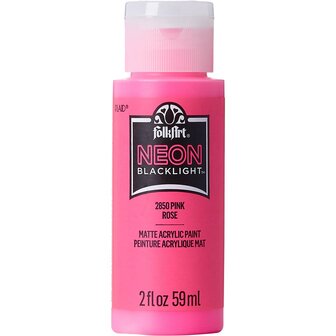 Folkart neon blacklight 2850 pink 59 ml