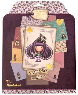 Gorjuss paper set 20,3 x 20,3 cm - Wonderland nr. 22