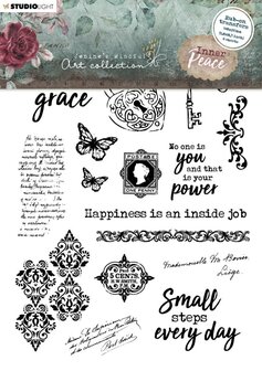 Rub on stickers Quotes &amp; Vintage elements - JMA inner peace nr. 03