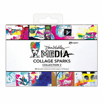 Dina Wakley media Collage sparks collection 2