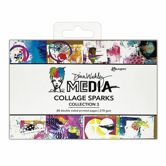 Dina Wakley media Collage sparks collection 3