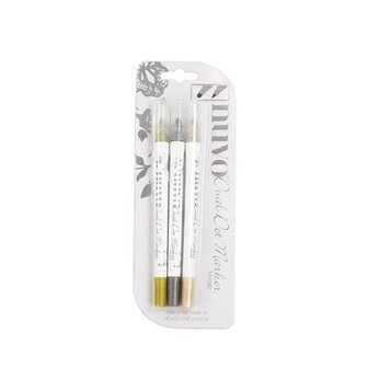 Nuvo dual dot markers metallic