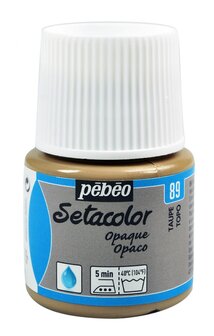 Pebeo setacolor opaque - 89 taupe 45 ml