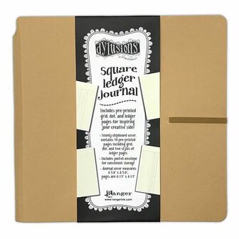 Dylusions square ledger journal