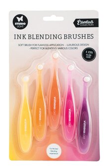 Ink blending brushes 10 mm 5 stuks