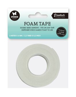 Dubbelzijdige foamtape 1,5 mm - 6 mm breed