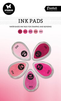 Ink pads waterbased Shades of red - Essentials nr. 01