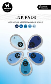 Ink pads waterbased Shades of blue - Essentials nr. 02