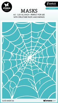 Mask stencil A5 spiderweb - essentials nr. 146