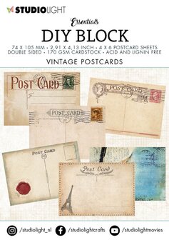 DIY BLOCK mini postcards - Essentials nr. 02