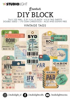 DIY BLOCK mini tags - Essentials nr. 03