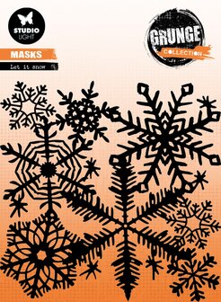 Mask stencil Let it snow - Grunge collection nr. 158