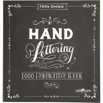 Handlettering - 1000 Idee&euml;n, afm 22x23 cm, dikte 2 cm, 143 , 1 stuk