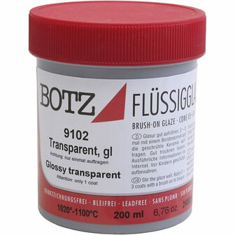 Glazuur - Klei Glazuur - Transparant - Klei Decoreren - 200ml - 1 stuk