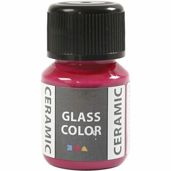 Glas Keramiek verf, roze, 35 ml/ 1 fles