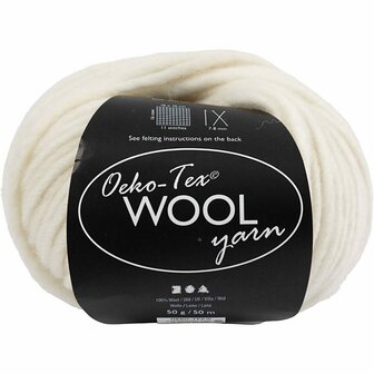 Wolgarens, off white, L: 50 m, 50 gr/ 1 bol