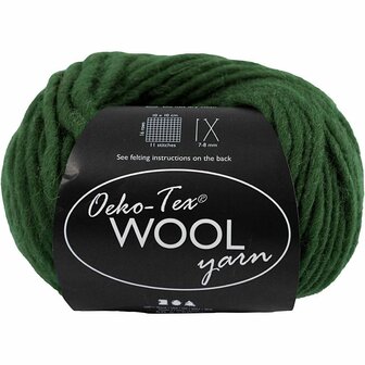 Wolgarens, groen, L: 50 m, 50 gr/ 1 bol