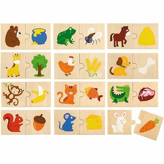 VIGA legpuzzel, 12 onderdelen/ 1 set