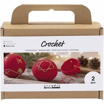 Hobbyset Haken, rood, Haken, 1 doos