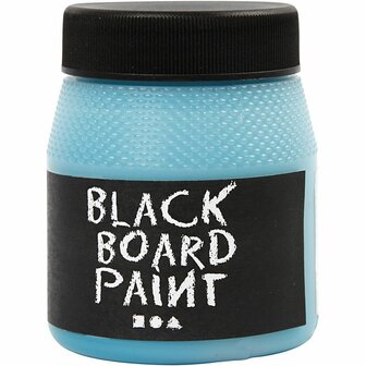 Schoolbordverf, turquoise, 250 ml/ 1 doos