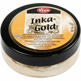 Pasta Wax - Glanswax - Inka Gold - licht goud - Viva Decor - 50ml