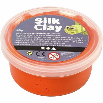 Silk Clay&reg;, oranje, 40 gr/ 1 Doosje