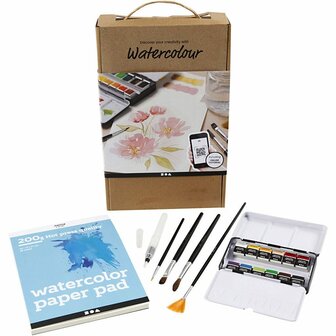 Starter Hobbyset Aquarel, A5, 200 gr, 1 doos