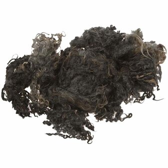 Curly Locks Donkergrijs - Garenbol Curly Locks - Donkergrijs Garen voor Knutselen - 100 Gram Bol