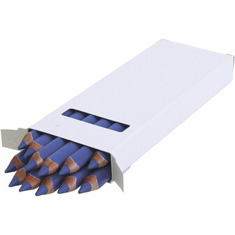 Edu Jumbo kleurpotlood, blauw, dikte 10 mm, vulling 6,25 mm, 12 stuk/ 1 doos