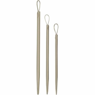 Garennaald Set van 3 - Plastic Naalden - 6+7+8,5 cm - Voor Garen en Macram&eacute; - Knutselwerk