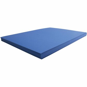 Karton - middernachtblauw - 50x70 cm - 270 grams - Creotime - 100 vellen