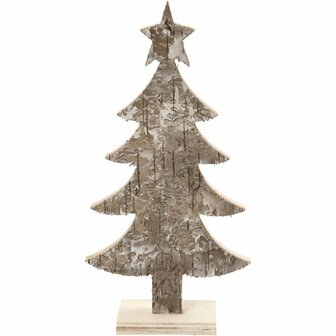 Kerstboom, H: 18 cm, B: 9 cm, 1 stuk