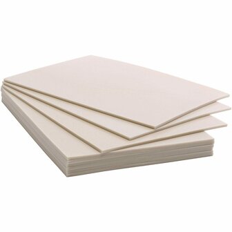 Zachte Linoplaat voor Drukprojecten - DIY Linoplaat - 15x20 cm, Dikte 3 mm - Zachte Linoleum Vellen - 10 Stuks