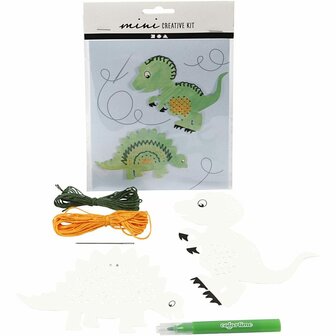 Mini Creatieve Set, dinosaurus, 1 doos