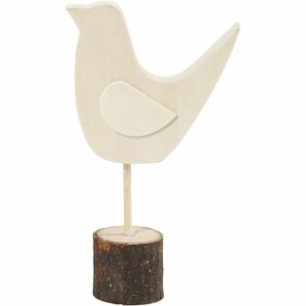 Houten Vogel - DIY Houten Vogel - Triplex Hout Knutselen - Creatieve Vogeldecoratie - Hangende Vogeldecoratie - DIY Project - 14,5 cm