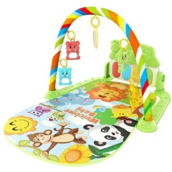 Babygym Speelmat Met Boog En Speeltjes Groen