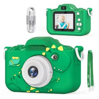 Kindercamera - Camera Voor Kinderen - Kinder Fotocamera - Speelgoedcamera -1080p HD - Groen