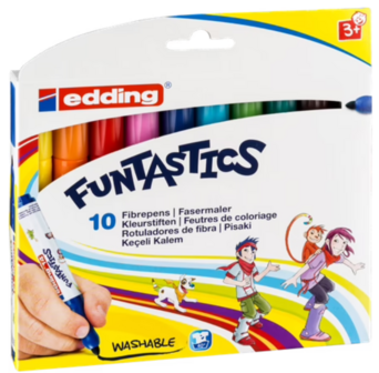 Edding Funtastics - 10 dikke viltstiften