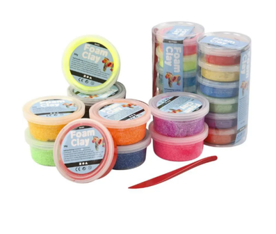 Foam Clay&reg;, diverse kleuren, 22 Doosje/ 1 set