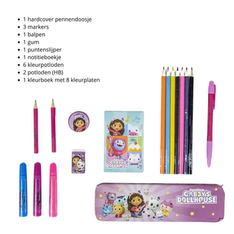 Schoolset - Schrijfwarenset - Schrijfset - Tekenset - Back To School - Gabby