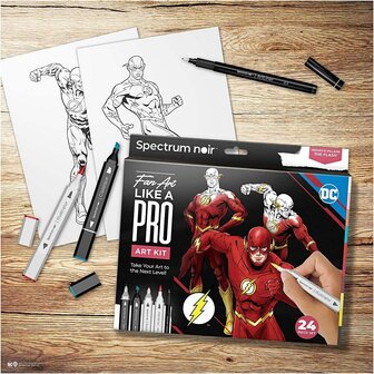 Hobbyset Illustratie, Flash, diverse kleuren, 1 doos