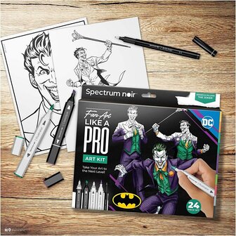 Hobbyset Illustratie, helden en schurken: Joker, diverse kleuren, 1 doos