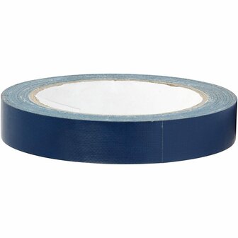 Canvas tape, B: 19 mm, blauw, 1x25m