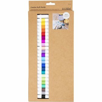 Creatieve Multi Stift, lijndikte 4 mm, diverse kleuren, 1x24stuk