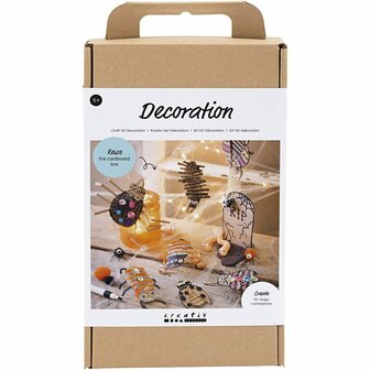 Hobbyset Decoratie, Insecten, wormen en grafstenen, diverse kleuren, 1 doos