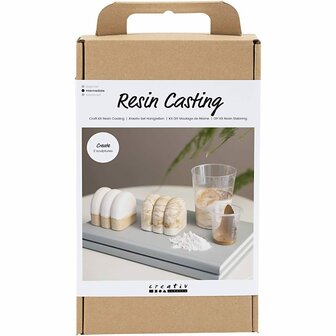 Hobbyset Hars Gieten, Beeldje, beige, off white, 1 doos