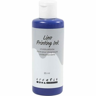 Linoleum Verf, blauw - 85ml